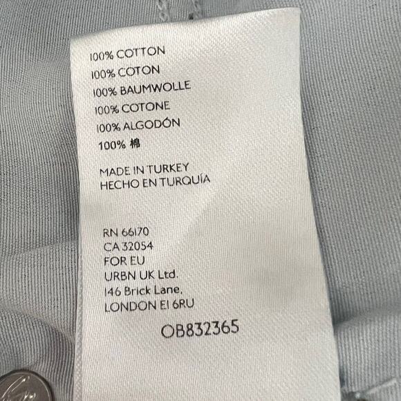 Free People Maggie Straight Raw Hem Crop Jeans Button Fly OB832365 Womens Sz 25 - Picture 6 of 7